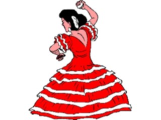 Sticker Custom Preview Image #054196 Entertainment Dance Images Dancer Spanish3