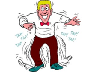 Sticker Custom Preview Image #054197 Entertainment Dance Images Dancer Tap1