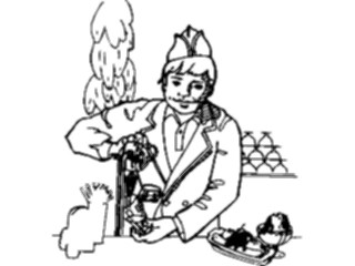 Sticker Custom Preview Image #054424 Entertainment Dining Chef049