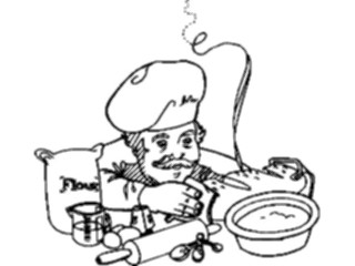 Sticker Custom Preview Image #054426 Entertainment Dining Chef051