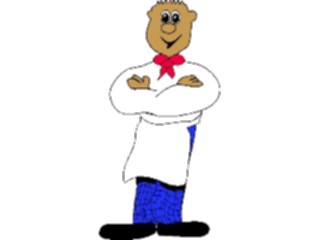 Sticker Custom Preview Image #054509 Entertainment Dining Chef Arms Crossed