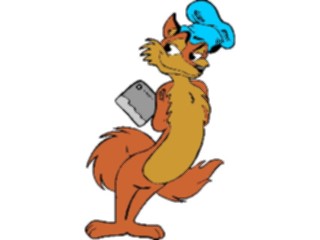 Sticker Custom Preview Image #054519 Entertainment Dining Chef Fox