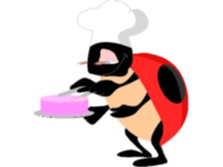 Sticker Custom Preview Image #054527 Entertainment Dining Chef Ladybug