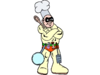 Sticker Custom Preview Image #054544 Entertainment Dining Chef Super Hero