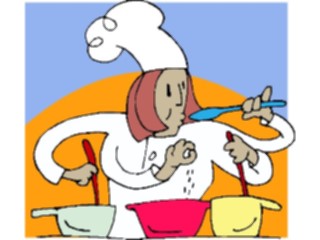 Sticker Custom Preview Image #054546 Entertainment Dining Chefwith4 Arms2
