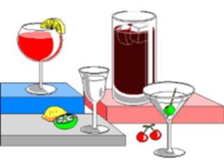 Sticker Custom Preview Image #054557 Entertainment Dining Cocktails