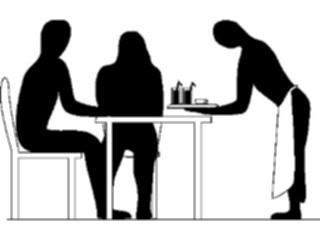 Sticker Custom Preview Image #054567 Entertainment Dining Couple Dining05
