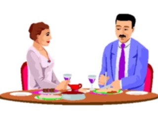 Sticker Custom Preview Image #054579 Entertainment Dining Couple Dining17