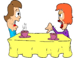 Sticker Custom Preview Image #054621 Entertainment Dining Diningwith Friend3