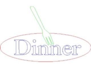 Sticker Custom Preview Image #054623 Entertainment Dining Dinner