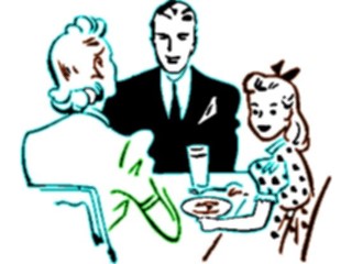 Sticker Custom Preview Image #054630 Entertainment Dining Family Dining3