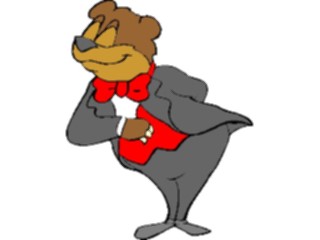 Sticker Custom Preview Image #054646 Entertainment Dining Host Bear