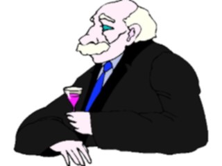 Sticker Custom Preview Image #054653 Entertainment Dining Man Enjoyinga Drink3