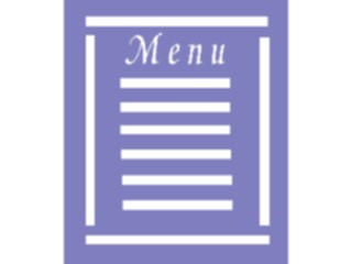 Sticker Custom Preview Image #054672 Entertainment Dining Menu Blank7