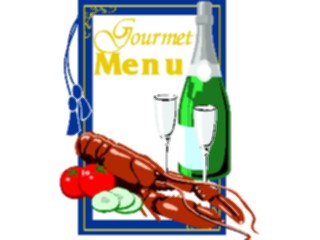 Sticker Custom Preview Image #054674 Entertainment Dining Menu Gourmet