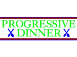 Sticker Custom Preview Image #054680 Entertainment Dining Progressive Dinner