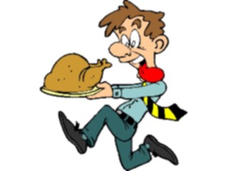 Sticker Custom Preview Image #054688 Entertainment Dining Runningwith Meal