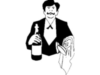 Sticker Custom Preview Image #054723 Entertainment Dining Waiter18
