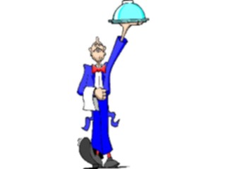 Sticker Custom Preview Image #054725 Entertainment Dining Waiter20