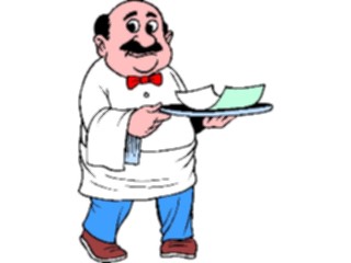 Sticker Custom Preview Image #054726 Entertainment Dining Waiter21