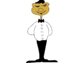 Sticker Custom Preview Image #054734 Entertainment Dining Waiter29