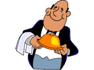 Sticker Custom Preview Image #054739 Entertainment Dining Waiter34