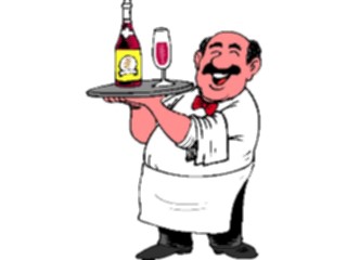 Sticker Custom Preview Image #054746 Entertainment Dining Waiter41