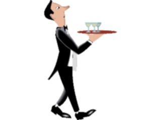 Sticker Custom Preview Image #054748 Entertainment Dining Waiter43