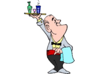 Sticker Custom Preview Image #054749 Entertainment Dining Waiter44