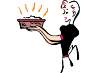 Sticker Custom Preview Image #054793 Entertainment Dining Waitress09