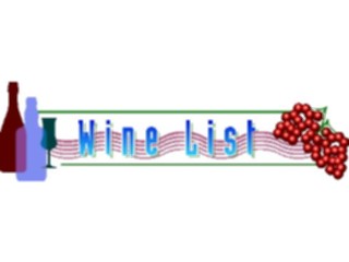 Sticker Custom Preview Image #054809 Entertainment Dining Wine List