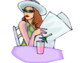 Sticker Custom Preview Image #054813 Entertainment Dining Womanat Cafe