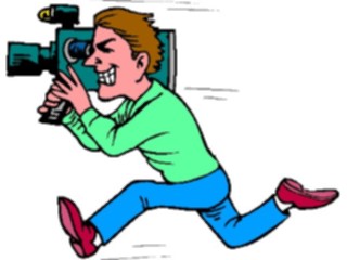 Sticker Custom Preview Image #054885 Entertainment Drama Film Cameraman Running