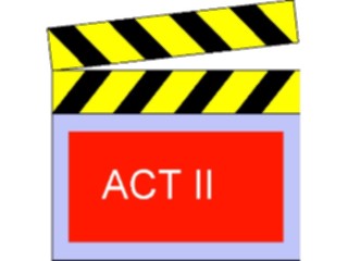 Sticker Custom Preview Image #054906 Entertainment Drama Film Clapboard Act I I