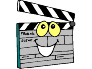 Sticker Custom Preview Image #054910 Entertainment Drama Film Clapboard Happy