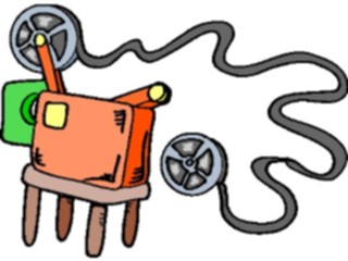 Sticker Custom Preview Image #054960 Entertainment Drama Film Film Projector3