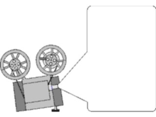 Sticker Custom Preview Image #055072 Entertainment Drama Film Projector Frame