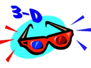 Sticker Custom Preview Image #055121 Entertainment Drama Film Three D Glasses