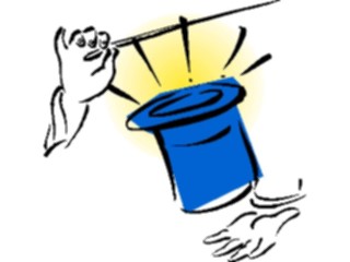 Sticker Custom Preview Image #055251 Entertainment Miscellaneous Magic Hat4