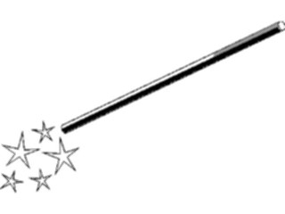 Sticker Custom Preview Image #055258 Entertainment Miscellaneous Magic Wand1
