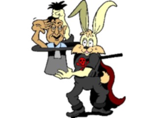 Sticker Custom Preview Image #055278 Entertainment Miscellaneous Magician Rabbit