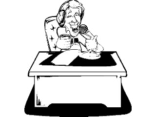 Sticker Custom Preview Image #055314 Entertainment Miscellaneous Radio Host