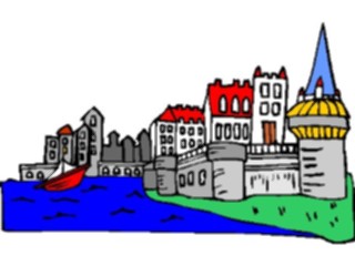 Sticker Custom Preview Image #055495 Fantasy Medieval Images Castle32