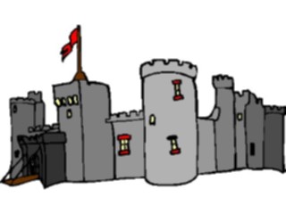 Sticker Custom Preview Image #055498 Fantasy Medieval Images Castle35