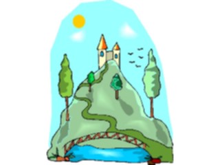 Sticker Custom Preview Image #055516 Fantasy Medieval Images Castle53