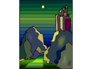Sticker Custom Preview Image #055527 Fantasy Medieval Images Castle64