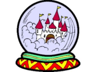 Sticker Custom Preview Image #055532 Fantasy Medieval Images Castle Crystal Ball