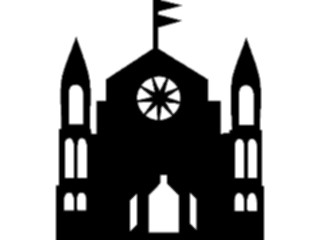 Sticker Custom Preview Image #055545 Fantasy Medieval Images Castle Silhouette04