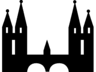 Sticker Custom Preview Image #055549 Fantasy Medieval Images Castle Silhouette08
