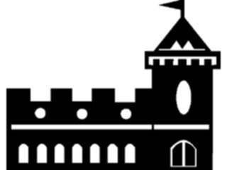 Sticker Custom Preview Image #055552 Fantasy Medieval Images Castle Silhouette11
